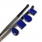 4 Pcs Lapis Lazuli Charms; Gemstone ChJewelry Findings DIY Jewelry Wholesale Charms Default Title