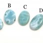 4 Pcs Larimar Cabochon Lot; Loose GemstoJewelry Making Jewelry Supplies 23mm - 29mm Default Title