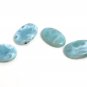 4 Pcs Larimar Cabochon Lot; Loose GemstoJewelry Making Jewelry Supplies 23mm - 29mm Default Title