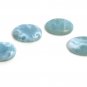 4 Pcs Larimar Cabochon Lot; Loose GemstoJewelry Making Jewelry Supplies 23mm - 29mm Default Title