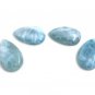 4 Pcs Larimar Cabochon; GeWholesale Gemstone Cabochon Jewelry Making Bulk Cabochons Default Title