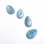 4 Pcs Larimar Cabochon; GeWholesale Gemstone Cabochon Jewelry Making Bulk Cabochons Default Title