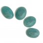 4Pcs Amazonite Cabochon; Loose GemstoneJewelry Supplies Wire Wrapping Bulk Cabochon Default Title