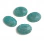 4Pcs Amazonite Cabochon; Loose GemstoneJewelry Supplies Wire Wrapping Bulk Cabochon Default Title