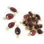 5 Pcs Garnet ConnectJewelry Findings for DIY Jewelry Making Jewelry Supplies Garnet Default Title