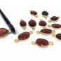 5 Pcs Garnet ConnectJewelry Findings for DIY Jewelry Making Jewelry Supplies Garnet Default Title