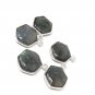 5 Pcs Labradorite Gemstone Charms; SterlJewelry Making Jewelry Supplies 19.5x15.5mm Default Title