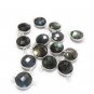 5 Pcs Labradorite Gemstone Connector; Sterling Silver Connector Charms; 18.5x12mm Default Title