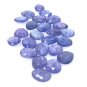 5 Pcs Natural Tanzanite Rose Cut Loose Gemstones Tanzanite Rose Cuts 9x8mm - 12x9mm Default Title