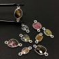 5 PSterling Silver Gemstone Connectors Wholesale Jewelry Findings for DIY Jewelry Making Bulk Lot