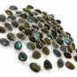 5Pcs -10Pcs Labradorite ConnecSilver Connectors Bulk Wholesale Jewelry Supplies 19x11mm - 22x13mm