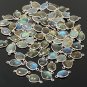 5Pcs -10Pcs Labradorite ConnecSilver Connectors Bulk Wholesale Jewelry Supplies 19x11mm - 22x13mm