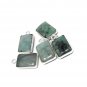 5Pcs Emerald Charms; Gemstone Charms; Sterling SiAdd a Charm Bracelet Charms 16X9mm Default Title