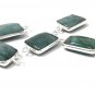 5Pcs Emerald Connectors; Gemstone ConneJewelry Supplies Bracelet Connectors 20X10mm Default Title