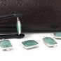 5Pcs Emerald Connectors; Gemstone ConneJewelry Supplies Bracelet Connectors 20X10mm Default Title