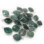 5Pcs Emerald Gemstone Charms; Bulk Jewelry Supplies May Birthstone Charms 15.5X10mm Default Title