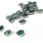 5Pcs Emerald Gemstone Charms; Bulk Jewelry Supplies May Birthstone Charms 15.5X10mm Default Title