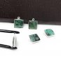 5Pcs EmeraSterling Silver Charms for Jewelry Making May Birthstone Charms 17.5X14mm Default Title