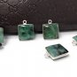 5Pcs EmeraSterling Silver Charms for Jewelry Making May Birthstone Charms 17.5X14mm Default Title