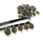 5Pcs SappBriolette Connectors Wholesale Sapphire Links for Jewelry Making 17mm-22 mm Green Yellow