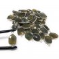 5Pcs SappBriolette Connectors Wholesale Sapphire Links for Jewelry Making 17mm-22 mm Green Yellow