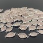 5Pcs- 10Pcs Rose Quartz ConnecGemstone Connectors Wholesale Bulk Jewelry Supplies 19x10mm-24x13mm