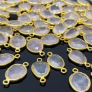 5PcBulk Wholesale Jewelry Supplies Gold over Plated Sterling Silver 19x10mm - 20x13mm A) 5 Pieces