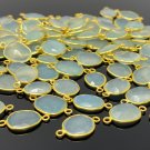 5Pcs-10Pcs A14K Gold Plated over Sterling Silver Bulk Wholesale Jewelry Supplies 20x10mm- 23x13mm