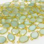 5Pcs-10Pcs A14K Gold Plated over Sterling Silver Bulk Wholesale Jewelry Supplies 20x10mm- 23x13mm