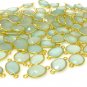 5Pcs-10Pcs A14K Gold Plated over Sterling Silver Bulk Wholesale Jewelry Supplies 20x10mm- 23x13mm