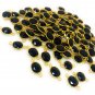 5Bulk Wholesale Jewelry Supplies 14K Gold Plated over Sterling Silver 17X9mm-20X12mm B) 10 Pieces