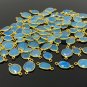 5Pcs-10Pcs Bl14K Gold Plated over Sterling Silver Bulk Wholesale Jewelry Supplies 17X9mm- 22x14mm