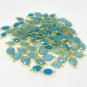 5Pcs-10Pcs Bl14K Gold Plated over Sterling Silver Bulk Wholesale Jewelry Supplies 17X9mm- 22x14mm