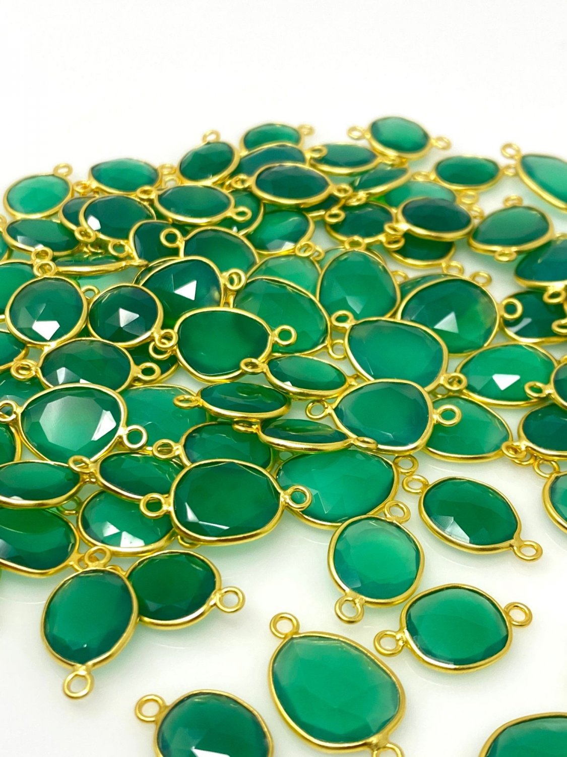 5PcGold Plated over Sterling Silver Bulk Wholesale Jewelry Supplies 19x11mm -25X15mm B) 10 Pieces