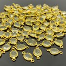 5Pcs-10Pcs Le14K Gold Plated over Sterling Silver Bulk Wholesale Jewelry Supplies 17x9mm- 20x11mm