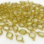 5Pcs-10Pcs Le14K Gold Plated over Sterling Silver Bulk Wholesale Jewelry Supplies 17x9mm- 20x11mm