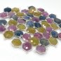 6 Pcs Natural Sapphire GemSilver Connectors Bulk Wholesale Jewelry Supplies 23x16mm Default Title