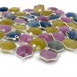 6 Pcs Natural Sapphire GemSilver Connectors Bulk Wholesale Jewelry Supplies 23x16mm Default Title