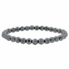 6mm Hematite Beads Stretch Bracelet B9084HF