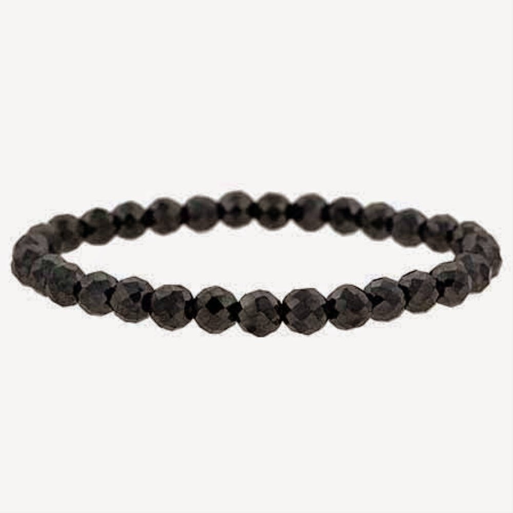 6mm Onyx Beads Stretch Bracelet B9084OF