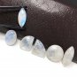 6Pcs Moonstone Gemstone Cabochons; Natural Wire Wrapping Mix Shape Cabs 20mm - 30mm Default Title