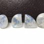 6Pcs Moonstone Gemstone Cabochons; Natural Wire Wrapping Mix Shape Cabs 20mm - 30mm Default Title