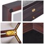 6Slots Single Watch Display Ebony Wood Matt LA01