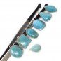 7 Pc Larimar Charms; GBulk Charms Wholesale Charms Jewelry Supplies for DIY Jewelry Default Title