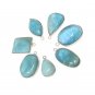 7 Pc Larimar Charms; GBulk Charms Wholesale Charms Jewelry Supplies for DIY Jewelry Default Title