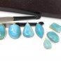 7 Pc Larimar Charms; GBulk Charms Wholesale Charms Jewelry Supplies for DIY Jewelry Default Title