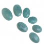 7 Pcs Amazonite Cabochon; LoosJewelry Supplies Wire Wrapping Bulk Gemstone Cabochon Default Title