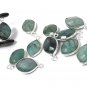 7 Pcs EmDIY Sterling Silver Charms for Jewelry Making May Birthstone Charms 17X11mm Default Title