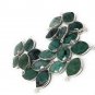 7 Pcs EmDIY Sterling Silver Charms for Jewelry Making May Birthstone Charms 17X11mm Default Title