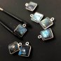 7 Pcs Labradorite Gemstone Charms; SterlinJewelry Making Jewelry Supplies 14.5x11mm Default Title